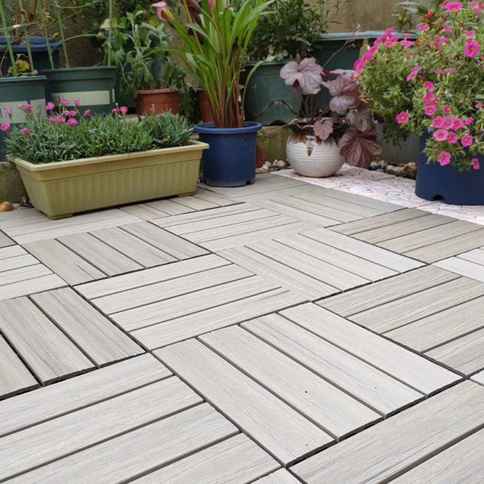 Modern Floor Board Outdoor Waterproof Rectangular Wooden Decking Tiles Clearhalo 'Home Improvement' 'home_improvement' 'home_improvement_outdoor_deck_tiles_planks' 'Outdoor Deck Tiles & Planks' 'Outdoor Flooring & Tile' 'Outdoor Remodel' 'outdoor_deck_tiles_planks' 7195617