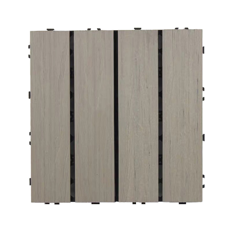 Modern Floor Board Outdoor Waterproof Rectangular Wooden Decking Tiles Light Gray Clearhalo 'Home Improvement' 'home_improvement' 'home_improvement_outdoor_deck_tiles_planks' 'Outdoor Deck Tiles & Planks' 'Outdoor Flooring & Tile' 'Outdoor Remodel' 'outdoor_deck_tiles_planks' 7195628