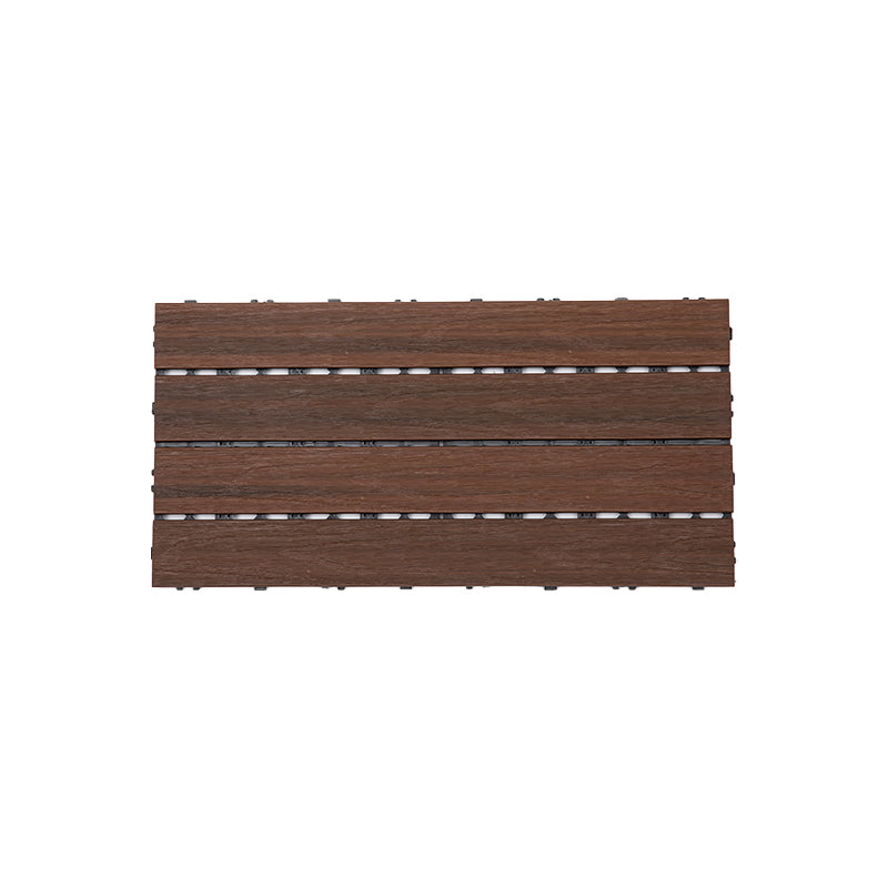 Modern Floor Board Outdoor Waterproof Rectangular Wooden Decking Tiles Light Coffee Clearhalo 'Home Improvement' 'home_improvement' 'home_improvement_outdoor_deck_tiles_planks' 'Outdoor Deck Tiles & Planks' 'Outdoor Flooring & Tile' 'Outdoor Remodel' 'outdoor_deck_tiles_planks' 7195630