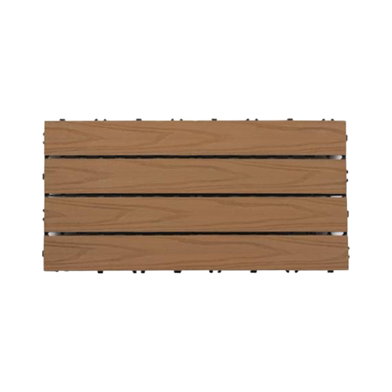 Modern Floor Board Outdoor Waterproof Rectangular Wooden Decking Tiles Light Brown Clearhalo 'Home Improvement' 'home_improvement' 'home_improvement_outdoor_deck_tiles_planks' 'Outdoor Deck Tiles & Planks' 'Outdoor Flooring & Tile' 'Outdoor Remodel' 'outdoor_deck_tiles_planks' 7195632