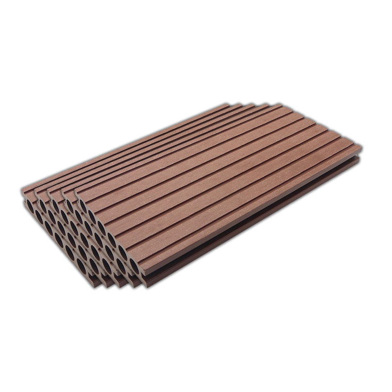 Striped Pattern Patio Flooring Tiles Nailed Flooring Tiles Floor Board Rosewood Round Clearhalo 'Home Improvement' 'home_improvement' 'home_improvement_outdoor_deck_tiles_planks' 'Outdoor Deck Tiles & Planks' 'Outdoor Flooring & Tile' 'Outdoor Remodel' 'outdoor_deck_tiles_planks' 7195798