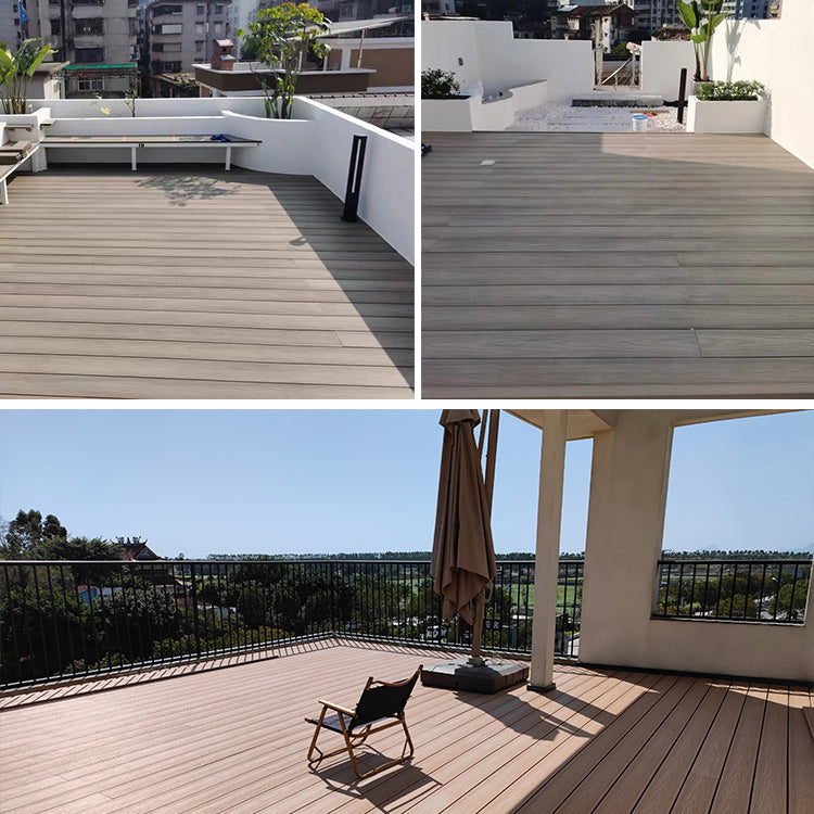 Rectangular Wood Deck/Patio Flooring Tiles Interlocking for Outdoor Flooring Clearhalo 'Home Improvement' 'home_improvement' 'home_improvement_outdoor_deck_tiles_planks' 'Outdoor Deck Tiles & Planks' 'Outdoor Flooring & Tile' 'Outdoor Remodel' 'outdoor_deck_tiles_planks' 7195821