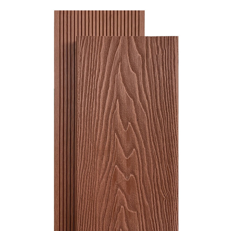 Rectangular Wood Deck/Patio Flooring Tiles Interlocking for Outdoor Flooring Rosewood 3D Embossed Clearhalo 'Home Improvement' 'home_improvement' 'home_improvement_outdoor_deck_tiles_planks' 'Outdoor Deck Tiles & Planks' 'Outdoor Flooring & Tile' 'Outdoor Remodel' 'outdoor_deck_tiles_planks' 7195827