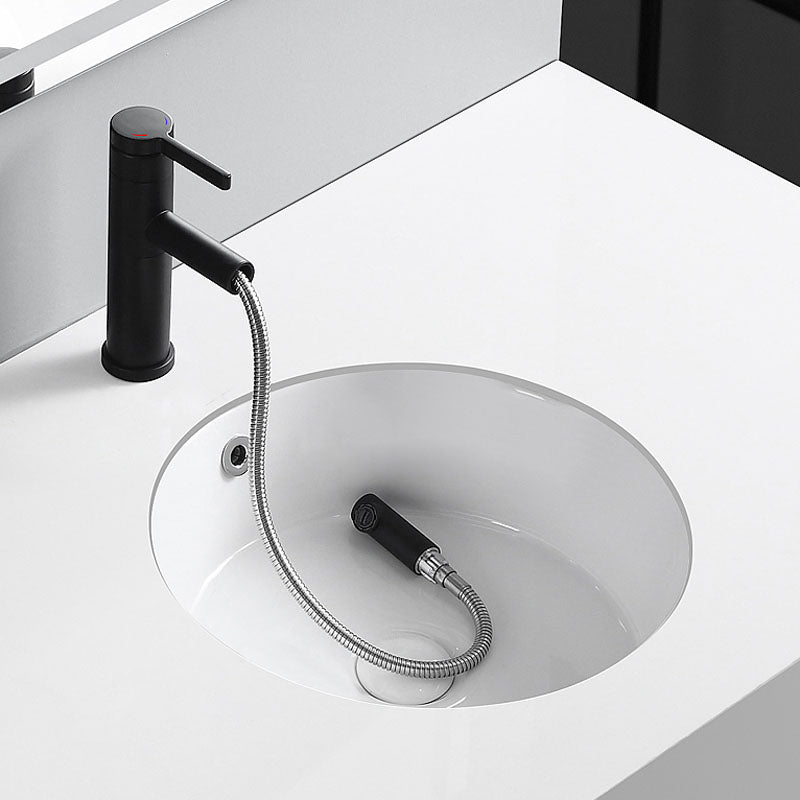 Circular Bathroom Sink Modern White Vitreous China Drop-in Bathroom Sink Clearhalo 'Bathroom Remodel & Bathroom Fixtures' 'Bathroom Sinks & Faucet Components' 'Bathroom Sinks' 'bathroom_sink' 'Home Improvement' 'home_improvement' 'home_improvement_bathroom_sink' 7195962