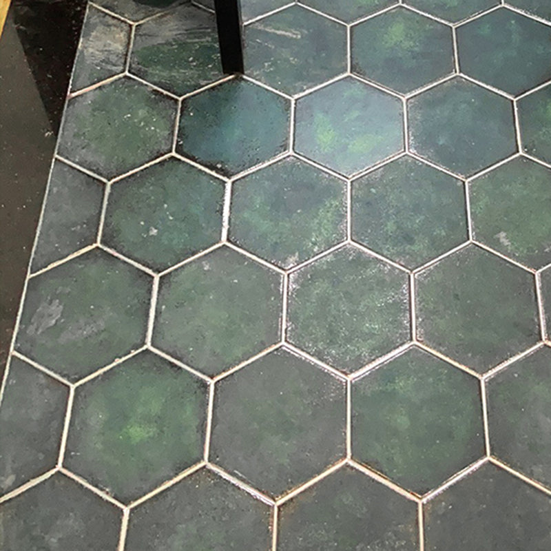 Porcelain Singular Tile Hexagon Shape Floor and Wall Tile with No Pattern Clearhalo 'Floor Tiles & Wall Tiles' 'floor_tiles_wall_tiles' 'Flooring 'Home Improvement' 'home_improvement' 'home_improvement_floor_tiles_wall_tiles' Walls and Ceiling' 7196987