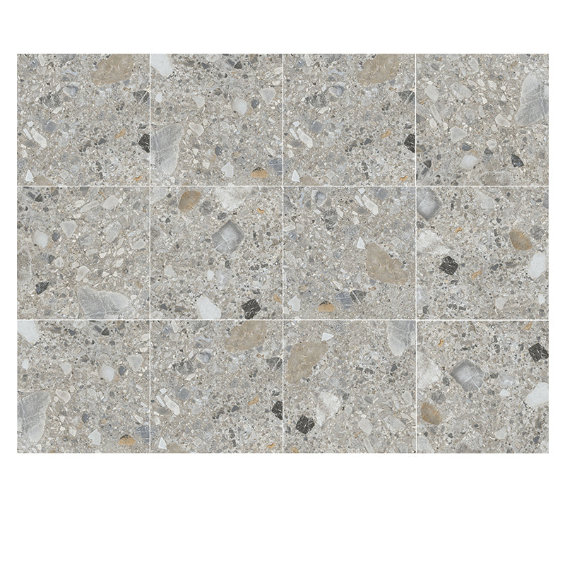 Matte Floor and Wall Tile Modern Patterned Square Singular Tile Taupe Clearhalo 'Floor Tiles & Wall Tiles' 'floor_tiles_wall_tiles' 'Flooring 'Home Improvement' 'home_improvement' 'home_improvement_floor_tiles_wall_tiles' Walls and Ceiling' 7197015