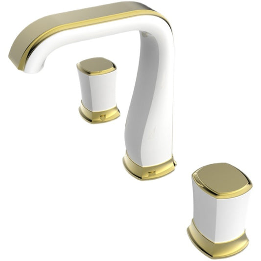 Glam Bathroom Vessel Faucet Knob Handles Low Arc Vessel Faucet Clearhalo 'Bathroom Remodel & Bathroom Fixtures' 'Bathroom Sink Faucets' 'Bathroom Sinks & Faucet Components' 'bathroom_sink_faucets' 'Home Improvement' 'home_improvement' 'home_improvement_bathroom_sink_faucets' 7197539