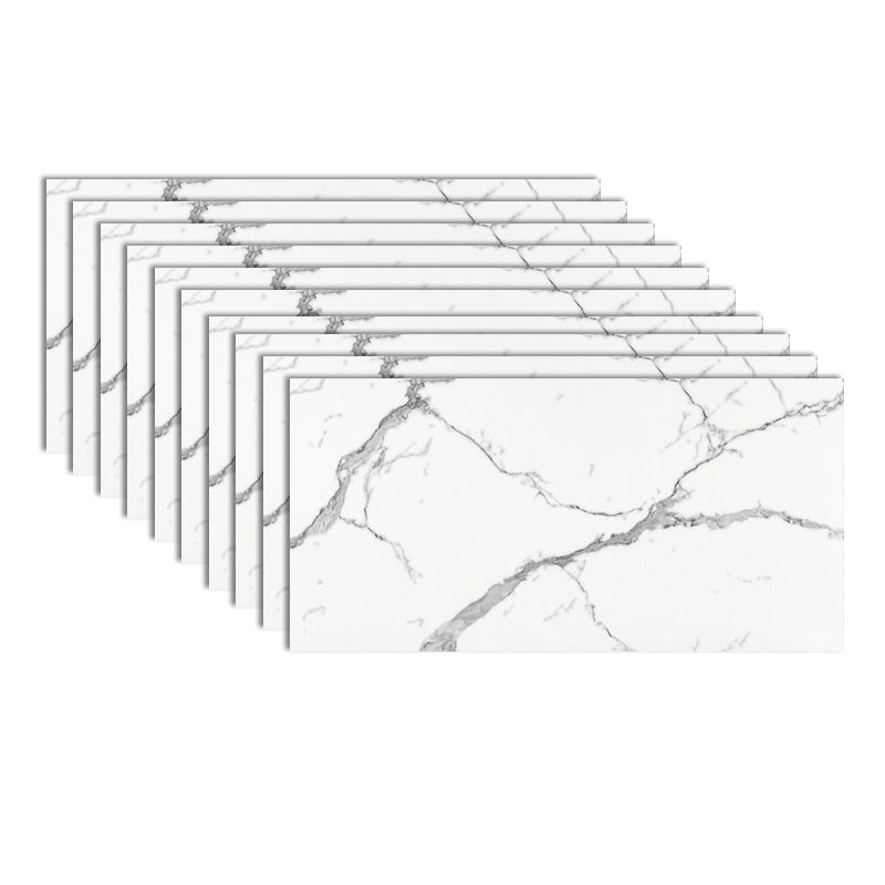 Tile Look Wall Paneling Waterproof PVC Wall Paneling for Living Room White-Gray Clearhalo 'Flooring 'Home Improvement' 'home_improvement' 'home_improvement_wall_paneling' 'Wall Paneling' 'wall_paneling' 'Walls & Ceilings' Walls and Ceiling' 7197867