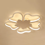 Kids Blossom Shape Ceiling Mount Light Acrylic Eye-Caring LED Ceiling Lamp in White for Foyer Clearhalo 'Ceiling Lights' 'Close To Ceiling Lights' 'Close to ceiling' 'Glass shade' 'Glass' 'Pendant Lights' 'Semi-flushmount' Lighting' 71978