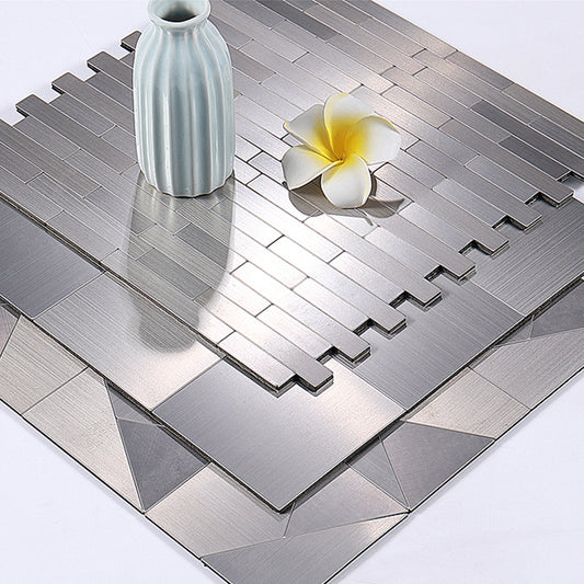 Metal Peel and Stick Backsplash Waterproof Peel and Stick Backsplash Clearhalo 'Flooring 'Home Improvement' 'home_improvement' 'home_improvement_peel_stick_blacksplash' 'Peel & Stick Backsplash Tile' 'peel_stick_blacksplash' 'Walls & Ceilings' Walls and Ceiling' 7197931