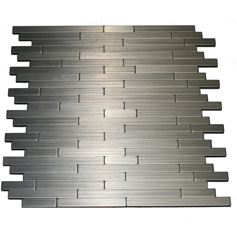 Metal Peel and Stick Backsplash Waterproof Peel and Stick Backsplash Pewter Clearhalo 'Flooring 'Home Improvement' 'home_improvement' 'home_improvement_peel_stick_blacksplash' 'Peel & Stick Backsplash Tile' 'peel_stick_blacksplash' 'Walls & Ceilings' Walls and Ceiling' 7197943