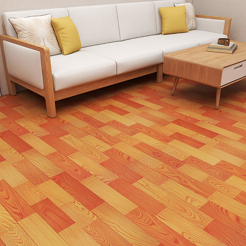 Scratch Resistant Vinyl Flooring Self-Stick Waterproof Vinyl Flooring Red Wood 0.05" Clearhalo 'Flooring 'Home Improvement' 'home_improvement' 'home_improvement_vinyl_flooring' 'Vinyl Flooring' 'vinyl_flooring' Walls and Ceiling' 7198024