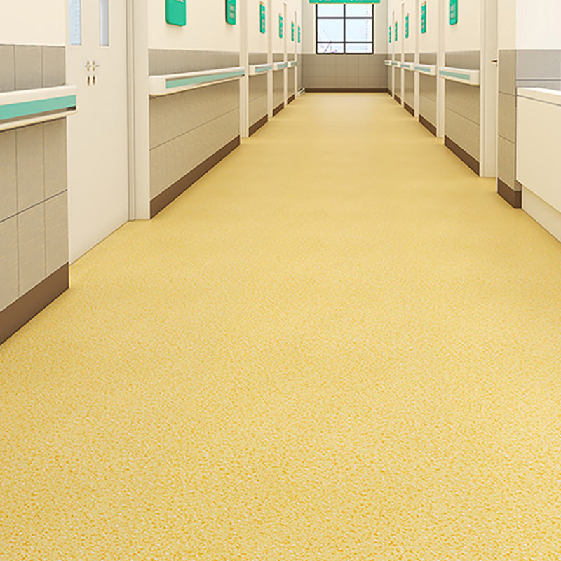 Scratch Resistant Vinyl Flooring Self-Stick Waterproof Vinyl Flooring Yellow 0.07" Clearhalo 'Flooring 'Home Improvement' 'home_improvement' 'home_improvement_vinyl_flooring' 'Vinyl Flooring' 'vinyl_flooring' Walls and Ceiling' 7198027