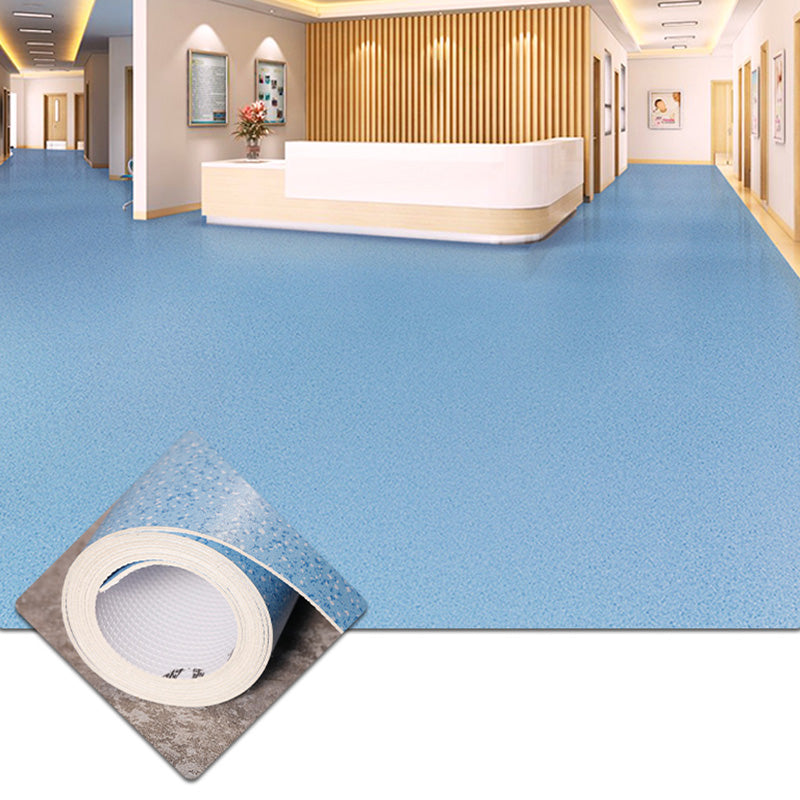 Fire Resistant Vinyl Flooring Self Peel and Stick Waterproof Vinyl Flooring Blue Clearhalo 'Flooring 'Home Improvement' 'home_improvement' 'home_improvement_vinyl_flooring' 'Vinyl Flooring' 'vinyl_flooring' Walls and Ceiling' 7198144