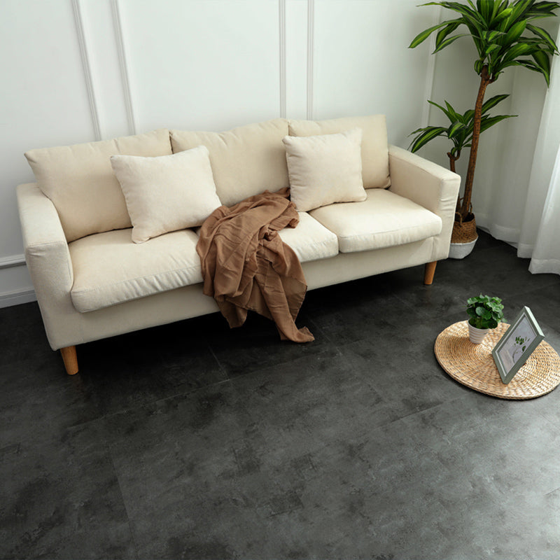 Fire Resistant Vinyl Flooring Self-Stick Peel and Stick Waterproof Vinyl Flooring Dark Gray-Black Clearhalo 'Flooring 'Home Improvement' 'home_improvement' 'home_improvement_vinyl_flooring' 'Vinyl Flooring' 'vinyl_flooring' Walls and Ceiling' 7198175