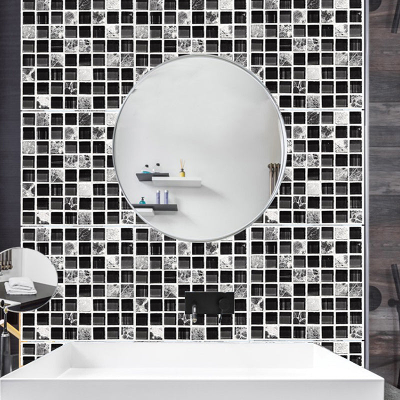 Mosaic Tile Wallpaper PVC Waterproof Peel & Stick Mosaic Tile Clearhalo 'Flooring 'Home Improvement' 'home_improvement' 'home_improvement_peel_stick_blacksplash' 'Peel & Stick Backsplash Tile' 'peel_stick_blacksplash' 'Walls & Ceilings' Walls and Ceiling' 7198661