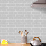 Subway Tile Wallpaper Plastic Waterproof Peel & Stick Subway Tile Clearhalo 'Flooring 'Home Improvement' 'home_improvement' 'home_improvement_peel_stick_blacksplash' 'Peel & Stick Backsplash Tile' 'peel_stick_blacksplash' 'Walls & Ceilings' Walls and Ceiling' 7198682