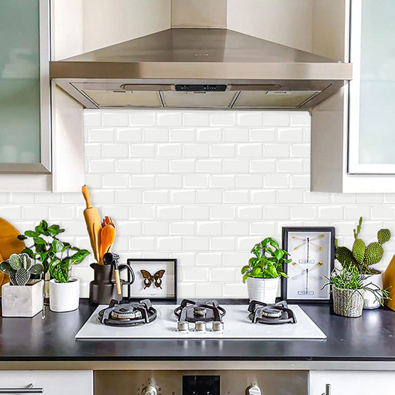 Subway Tile Wallpaper Plastic Waterproof Peel & Stick Subway Tile Clearhalo 'Flooring 'Home Improvement' 'home_improvement' 'home_improvement_peel_stick_blacksplash' 'Peel & Stick Backsplash Tile' 'peel_stick_blacksplash' 'Walls & Ceilings' Walls and Ceiling' 7198683