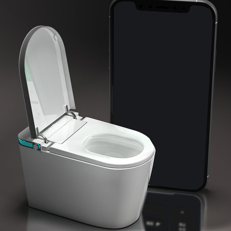 Vitreous China Floor Standing Bidet Dryer Elongated Floor Mount Bidet Clearhalo 'Bathroom Remodel & Bathroom Fixtures' 'Bidets' 'Home Improvement' 'home_improvement' 'home_improvement_bidets' 'Toilets & Bidets' 7204465