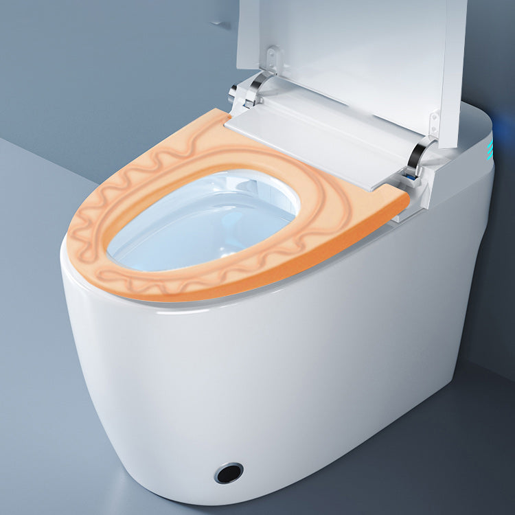 White Elongated Floor Mount Bidet All-In-One Smart Bidet with Heated Seat Clearhalo 'Bathroom Remodel & Bathroom Fixtures' 'Bidets' 'Home Improvement' 'home_improvement' 'home_improvement_bidets' 'Toilets & Bidets' 7204664