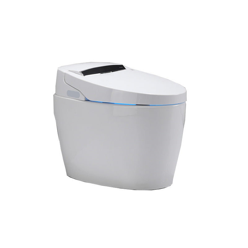 Elongated Floor Mount Bidet White Temperature Control Smart Bidet Yes Clearhalo 'Bathroom Remodel & Bathroom Fixtures' 'Bidets' 'Home Improvement' 'home_improvement' 'home_improvement_bidets' 'Toilets & Bidets' 7204782