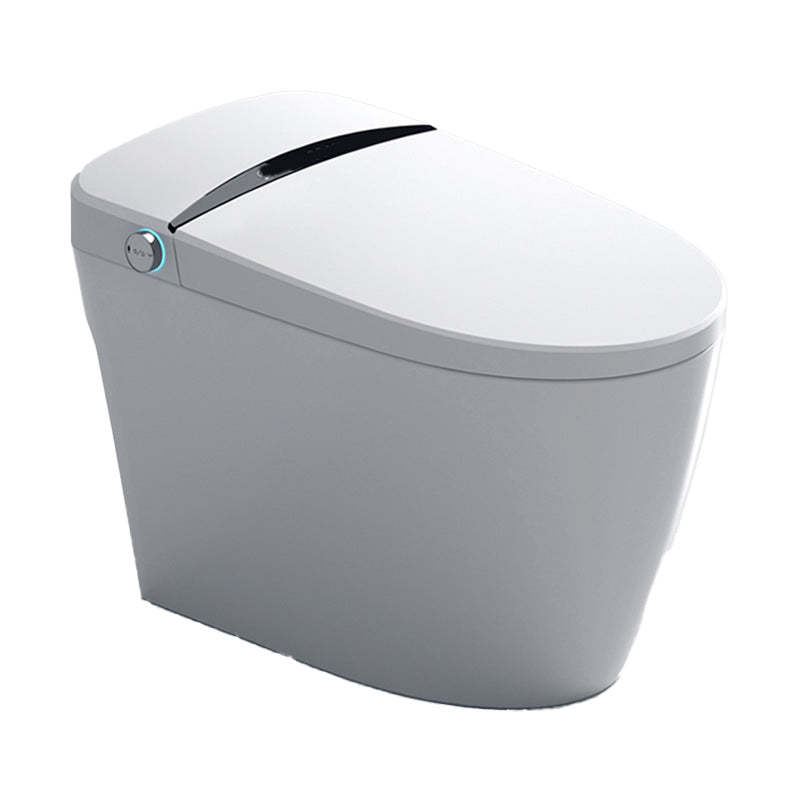 White Floor Mount Bidet Elongated Floor Standing Bidet with Heated Seat Clearhalo 'Bathroom Remodel & Bathroom Fixtures' 'Bidets' 'Home Improvement' 'home_improvement' 'home_improvement_bidets' 'Toilets & Bidets' 7204859