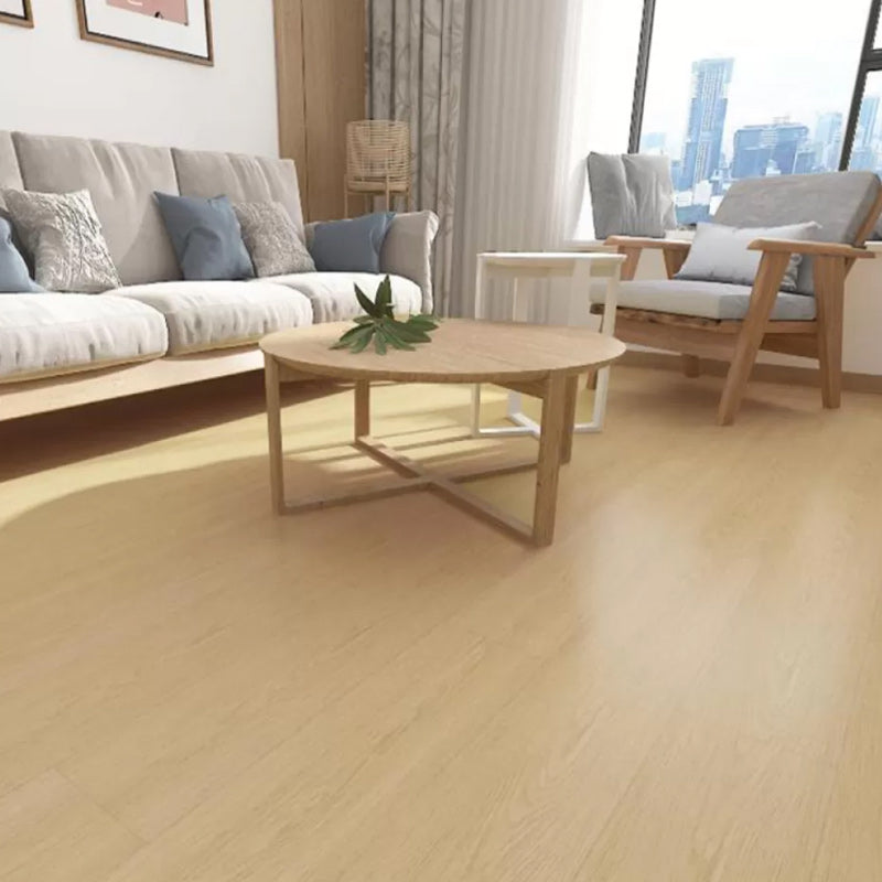 Beige Artificial Wood Laminate Plank Flooring Scratch Resistant Laminate Floor Dark Yellow Clearhalo 'Flooring 'Home Improvement' 'home_improvement' 'home_improvement_laminate_flooring' 'Laminate Flooring' 'laminate_flooring' Walls and Ceiling' 7205553