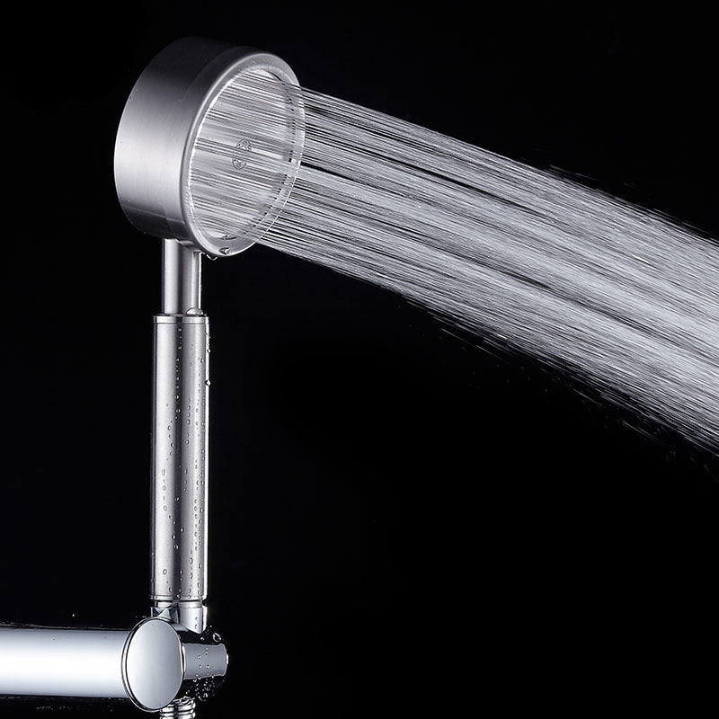 Metal Handheld Shower Head Modern Style Wall-mounted Shower Head Silver Common Hand Shower Clearhalo 'Bathroom Remodel & Bathroom Fixtures' 'Home Improvement' 'home_improvement' 'home_improvement_shower_heads' 'Shower Heads' 'shower_heads' 'Showers & Bathtubs Plumbing' 'Showers & Bathtubs' 7205594