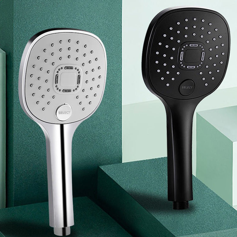 Plastic Handheld Shower Head Adjustable Water Flow Shower Head Clearhalo 'Bathroom Remodel & Bathroom Fixtures' 'Home Improvement' 'home_improvement' 'home_improvement_shower_heads' 'Shower Heads' 'shower_heads' 'Showers & Bathtubs Plumbing' 'Showers & Bathtubs' 7205605