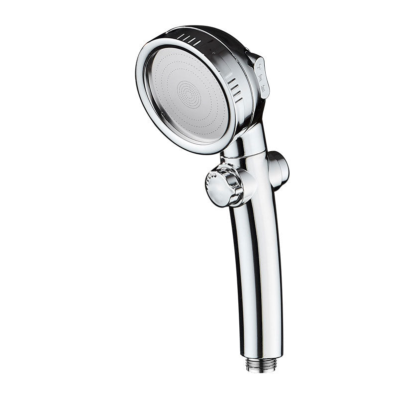 Super Pressurized Shower Head 3 Sprays Adjustable Water Flow Round Shower Head Matte Silver Hand Shower Hose not included Clearhalo 'Bathroom Remodel & Bathroom Fixtures' 'Home Improvement' 'home_improvement' 'home_improvement_shower_heads' 'Shower Heads' 'shower_heads' 'Showers & Bathtubs Plumbing' 'Showers & Bathtubs' 7205752