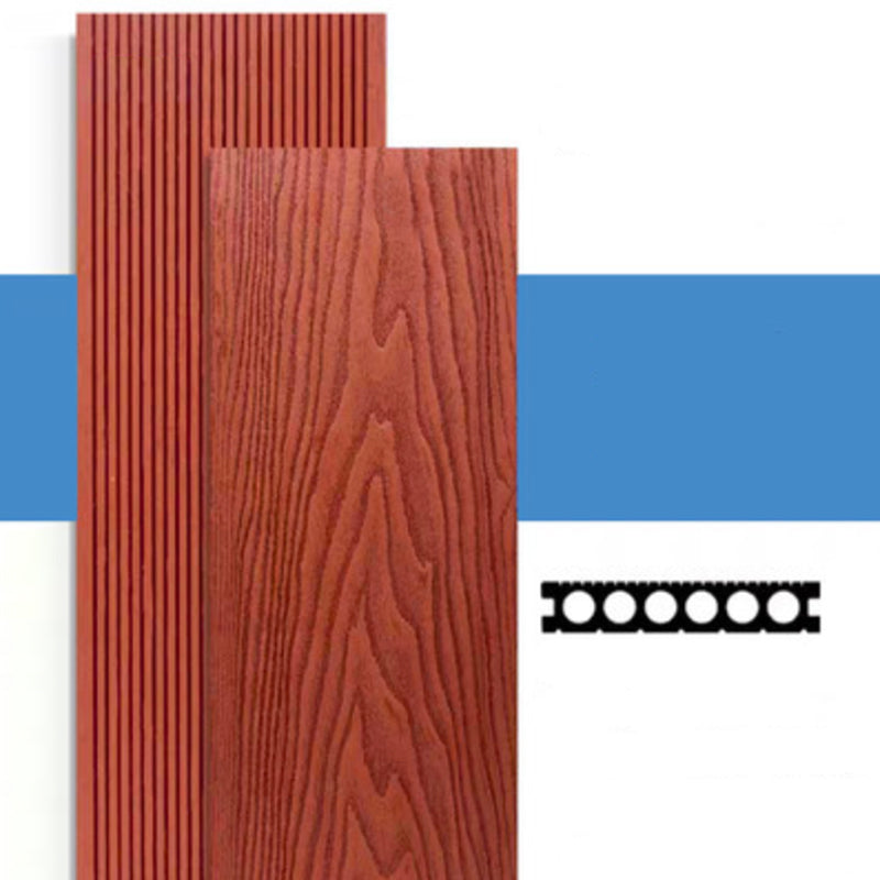 Wire Brushed Wooden Wall Plank Engineered Hardwood Deck Tiles Red Clearhalo 'Flooring 'Hardwood Flooring' 'hardwood_flooring' 'Home Improvement' 'home_improvement' 'home_improvement_hardwood_flooring' Walls and Ceiling' 7206278