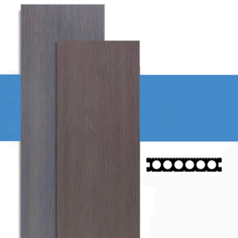 Wire Brushed Wooden Wall Plank Engineered Hardwood Deck Tiles Dark Gray Clearhalo 'Flooring 'Hardwood Flooring' 'hardwood_flooring' 'Home Improvement' 'home_improvement' 'home_improvement_hardwood_flooring' Walls and Ceiling' 7206288