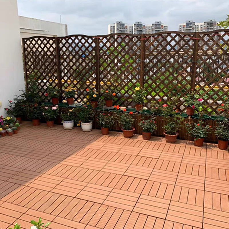 Interlocking Patio Flooring Tiles Square Flooring Tiles Garden Clearhalo 'Home Improvement' 'home_improvement' 'home_improvement_outdoor_deck_tiles_planks' 'Outdoor Deck Tiles & Planks' 'Outdoor Flooring & Tile' 'Outdoor Remodel' 'outdoor_deck_tiles_planks' 7206407