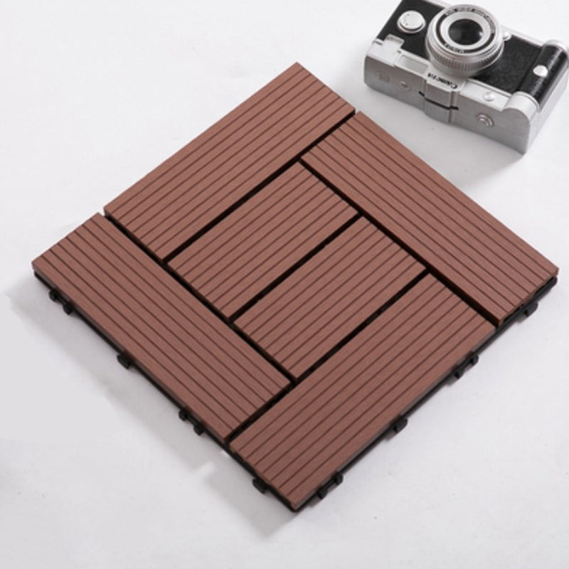 Interlocking Patio Flooring Tiles Square Flooring Tiles Garden Red Transformation Clearhalo 'Home Improvement' 'home_improvement' 'home_improvement_outdoor_deck_tiles_planks' 'Outdoor Deck Tiles & Planks' 'Outdoor Flooring & Tile' 'Outdoor Remodel' 'outdoor_deck_tiles_planks' 7206422