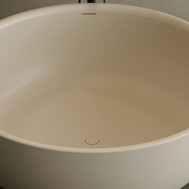 Antique Finish Soaking Bathtub Round Stand Alone Modern Bath Tub Clearhalo 'Bathroom Remodel & Bathroom Fixtures' 'Bathtubs' 'Home Improvement' 'home_improvement' 'home_improvement_bathtubs' 'Showers & Bathtubs' 7213872