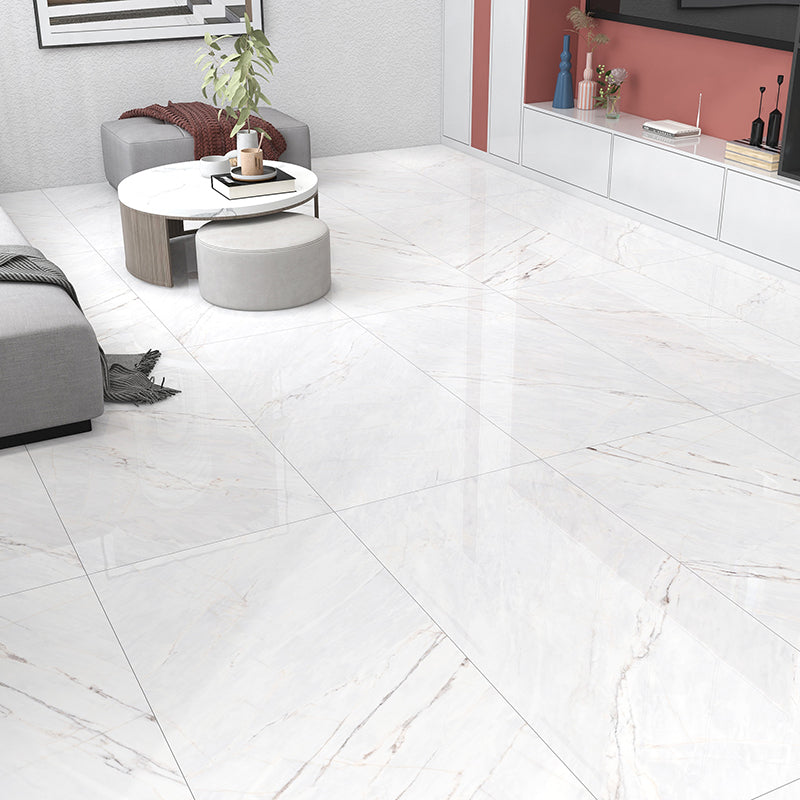 Mirrored Singular Tile Marble Rectangular Modern Floor and Wall Tile Clearhalo 'Floor Tiles & Wall Tiles' 'floor_tiles_wall_tiles' 'Flooring 'Home Improvement' 'home_improvement' 'home_improvement_floor_tiles_wall_tiles' Walls and Ceiling' 7215279