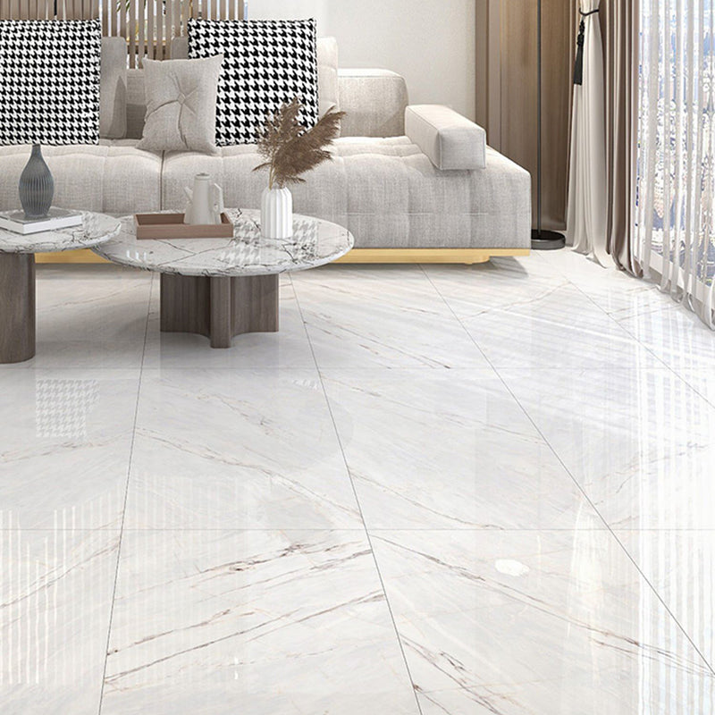 Mirrored Singular Tile Marble Rectangular Modern Floor and Wall Tile Clearhalo 'Floor Tiles & Wall Tiles' 'floor_tiles_wall_tiles' 'Flooring 'Home Improvement' 'home_improvement' 'home_improvement_floor_tiles_wall_tiles' Walls and Ceiling' 7215285