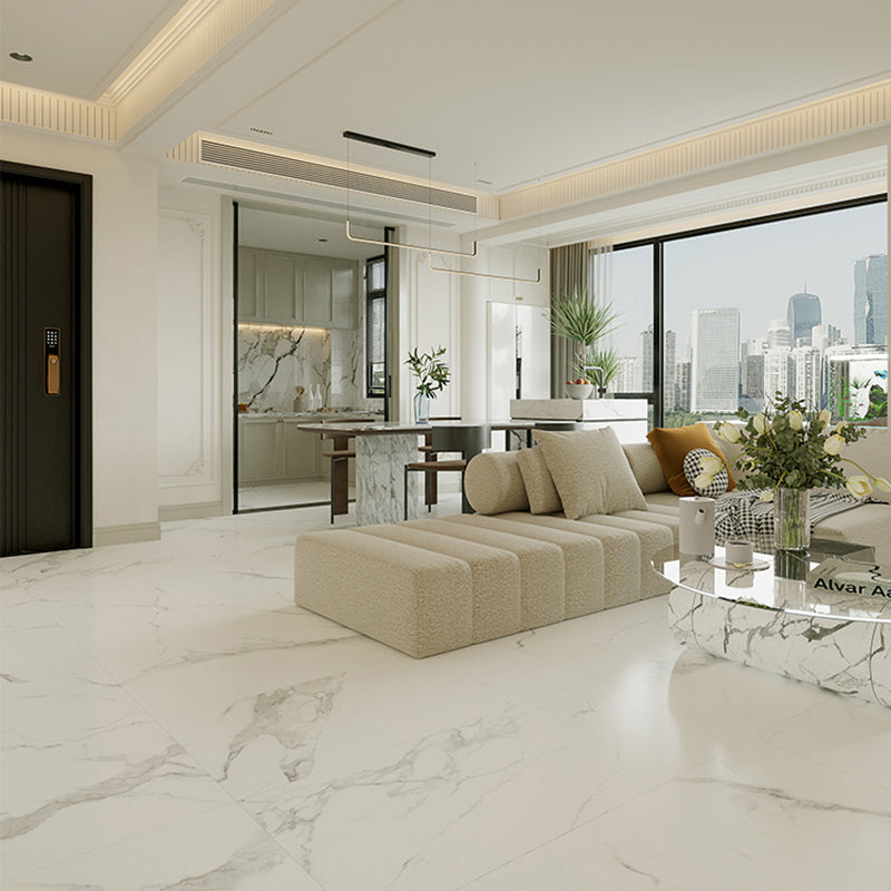 Marble Rectangular Singular Tile Mirrored Floor and Wall Tile Clearhalo 'Floor Tiles & Wall Tiles' 'floor_tiles_wall_tiles' 'Flooring 'Home Improvement' 'home_improvement' 'home_improvement_floor_tiles_wall_tiles' Walls and Ceiling' 7215305