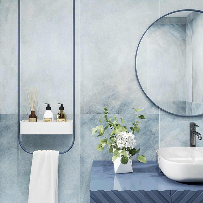 Blue Singular Tile Modern Marble Rectangular Floor and Wall Tile Clearhalo 'Floor Tiles & Wall Tiles' 'floor_tiles_wall_tiles' 'Flooring 'Home Improvement' 'home_improvement' 'home_improvement_floor_tiles_wall_tiles' Walls and Ceiling' 7215324