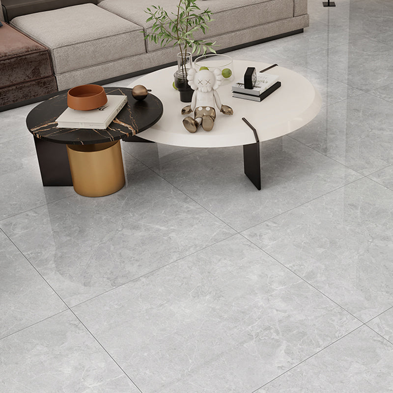 Marbling Square Floor Tile Straight Edge Slip Resistant Polished Tile Clearhalo 'Floor Tiles & Wall Tiles' 'floor_tiles_wall_tiles' 'Flooring 'Home Improvement' 'home_improvement' 'home_improvement_floor_tiles_wall_tiles' Walls and Ceiling' 7215530