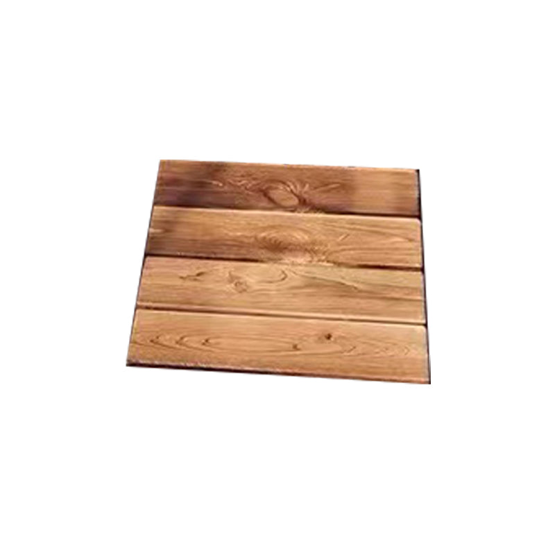 Tradition Wood Tile Wire Brushed Square Engineered Wood for Patio Garden Clearhalo 'Flooring 'Hardwood Flooring' 'hardwood_flooring' 'Home Improvement' 'home_improvement' 'home_improvement_hardwood_flooring' Walls and Ceiling' 7216220