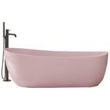 Antique Finish Soaking Modern Bathtub Stand Alone Oval Bath Tub Clearhalo 'Bathroom Remodel & Bathroom Fixtures' 'Bathtubs' 'Home Improvement' 'home_improvement' 'home_improvement_bathtubs' 'Showers & Bathtubs' 7218683