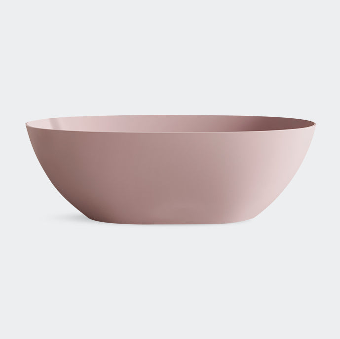 Soaking Antique Finish Bathtub Stand Alone Modern Oval Bath Tub Pink Clearhalo 'Bathroom Remodel & Bathroom Fixtures' 'Bathtubs' 'Home Improvement' 'home_improvement' 'home_improvement_bathtubs' 'Showers & Bathtubs' 7218702