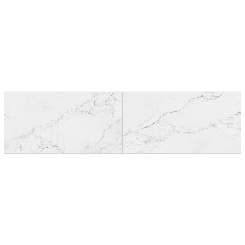 Marble Rectangular Singular Tile Mirrored Floor and Wall Tile White Clearhalo 'Floor Tiles & Wall Tiles' 'floor_tiles_wall_tiles' 'Flooring 'Home Improvement' 'home_improvement' 'home_improvement_floor_tiles_wall_tiles' Walls and Ceiling' 7218830