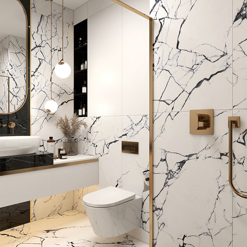 Porcelain Wall & Floor Tile 236.2" X 472.4" Singular Tile Floor and Wall Tile Clearhalo 'Floor Tiles & Wall Tiles' 'floor_tiles_wall_tiles' 'Flooring 'Home Improvement' 'home_improvement' 'home_improvement_floor_tiles_wall_tiles' Walls and Ceiling' 7221140