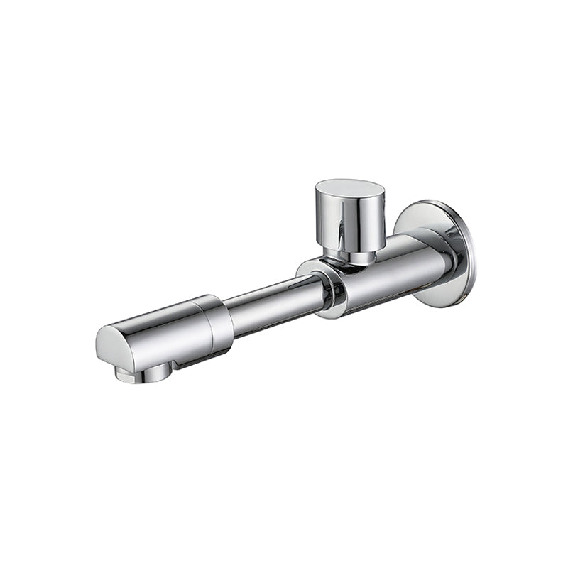 Widespread Wall Mounted Bathroom Sink Faucet Cross Handle Low Arc Faucet Silver 18cm Top Handle Clearhalo 'Bathroom Remodel & Bathroom Fixtures' 'Bathroom Sink Faucets' 'Bathroom Sinks & Faucet Components' 'bathroom_sink_faucets' 'Home Improvement' 'home_improvement' 'home_improvement_bathroom_sink_faucets' 7221182