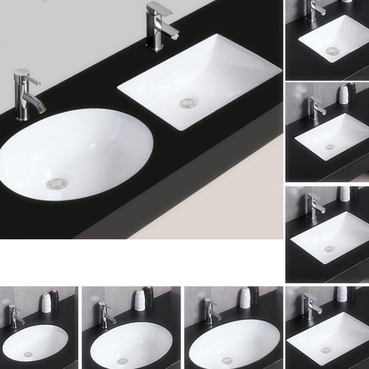 Bathroom Sink Ceramic Rod Handle Faucet Anti-spill Bathroom Sink Clearhalo 'Bathroom Remodel & Bathroom Fixtures' 'Bathroom Sinks & Faucet Components' 'Bathroom Sinks' 'bathroom_sink' 'Home Improvement' 'home_improvement' 'home_improvement_bathroom_sink' 7221384