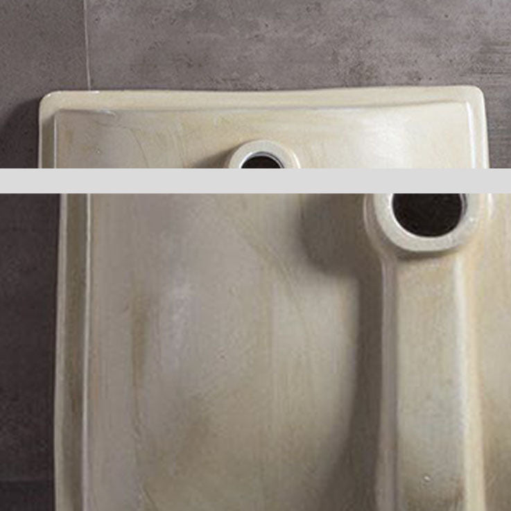 Bathroom Sink Ceramic Rod Handle Faucet Anti-spill Bathroom Sink Clearhalo 'Bathroom Remodel & Bathroom Fixtures' 'Bathroom Sinks & Faucet Components' 'Bathroom Sinks' 'bathroom_sink' 'Home Improvement' 'home_improvement' 'home_improvement_bathroom_sink' 7221400