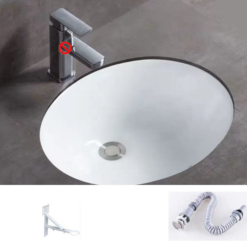 Bathroom Sink Ceramic Rod Handle Faucet Anti-spill Bathroom Sink 20"L x 16"W x 8"H Sink Clearhalo 'Bathroom Remodel & Bathroom Fixtures' 'Bathroom Sinks & Faucet Components' 'Bathroom Sinks' 'bathroom_sink' 'Home Improvement' 'home_improvement' 'home_improvement_bathroom_sink' 7221403