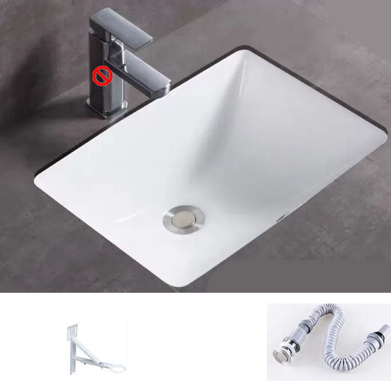 Bathroom Sink Ceramic Rod Handle Faucet Anti-spill Bathroom Sink 18"L x 14"W x 8"H Sink Clearhalo 'Bathroom Remodel & Bathroom Fixtures' 'Bathroom Sinks & Faucet Components' 'Bathroom Sinks' 'bathroom_sink' 'Home Improvement' 'home_improvement' 'home_improvement_bathroom_sink' 7221416